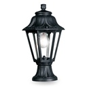 Borne de jardin Anna mikrolot en résine antichoc noir étanche