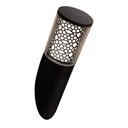 Applique murale Carlo-Deco FS en résine noir antichoc étanche IP55