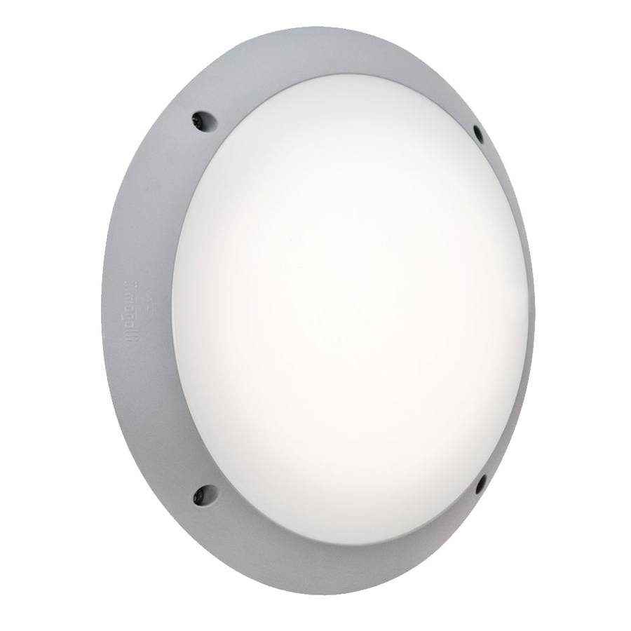 Hublot rond Lucia en résine gris étanche