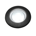 Encastré sol & mur Aldo en résine antichoc noir étanche IP67