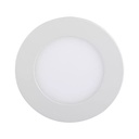 Panneau LED 12W Rond Lumière Blanche Naturelle Ø17