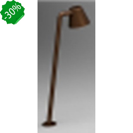 Borne Contemporaine en métal rouille étanche IP44