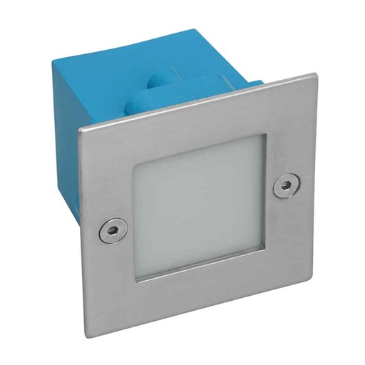 Encastré led Taxi SMD LC / M-NW en métal chrome mat étanche IP54 4000K