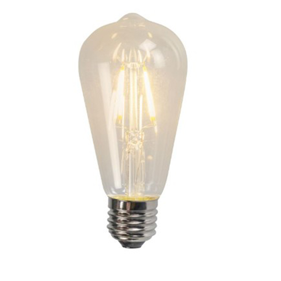 Ampoule LED filament ST64 8W lumière Jaune dimmable