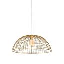 Suspension Sambo en métal doré antique Ø50