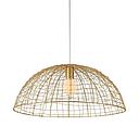 Suspension Sambo en métal doré antique Ø60