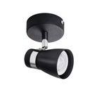 Spot / Applique Enali en acier noir