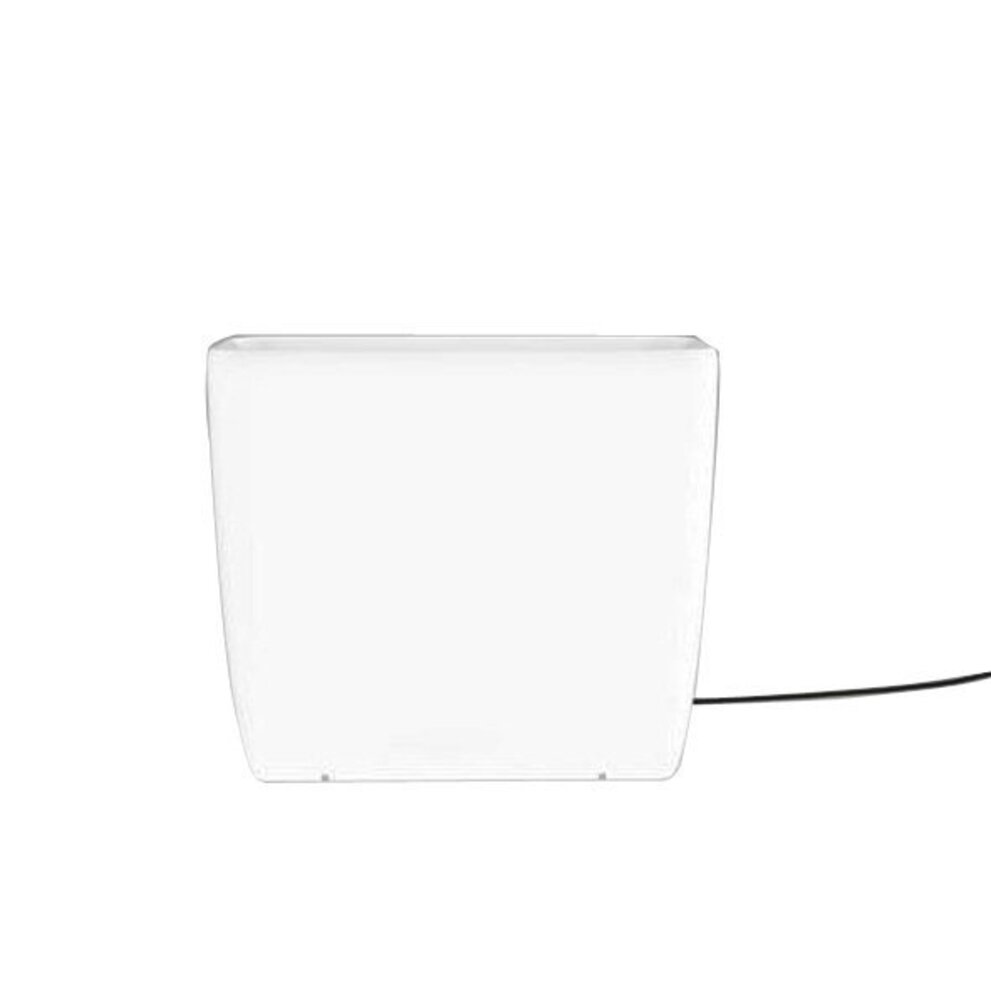 Pot de fleurs 2 lampes 60W IP65 blanc