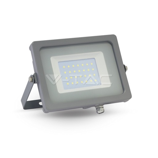 Projecteur LED 30W SMD Gris Lumière Jaune étanche IP65