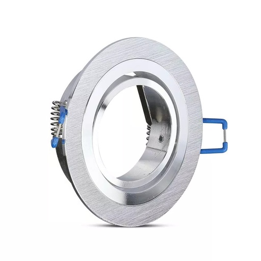 Spot encastré GU10 Rond brosse en aluminium Ø9.1