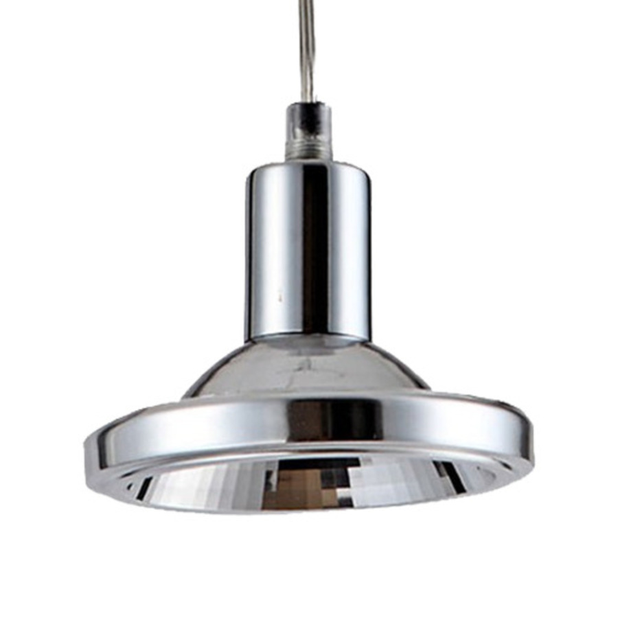 Suspension Kirogi en métal argenté