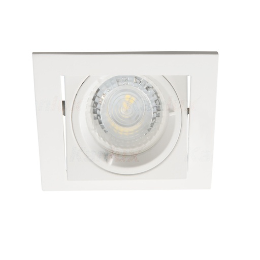 [KAN26753] Spot encastré Alren Gx5,3/GU10 carré en aluminium blanc