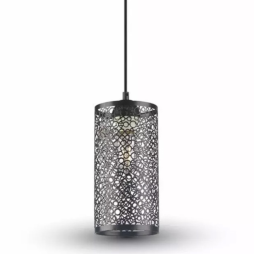 [VTA3825CV] Suspension Canopy  avec auvent en métal satiné noir mat