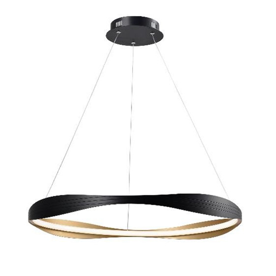 [BAOKA301] Lustre/ Suspension Crown LED 30W Lumière Jaune avec télécommande