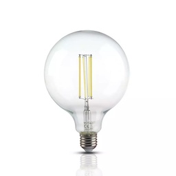 [VTA7453] Ampoule LED Filament G125 E27 12.5W Verre transparent Lumière Jaune