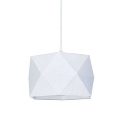 [COR720559] BULIGHT - Suspension SDB en métal blanc et verre opale étanche IP44 Ø30