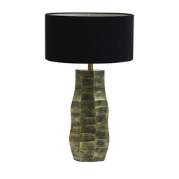[LLV1729518] GWENDO - Lampe à poser en métal bronze antique H36 cm