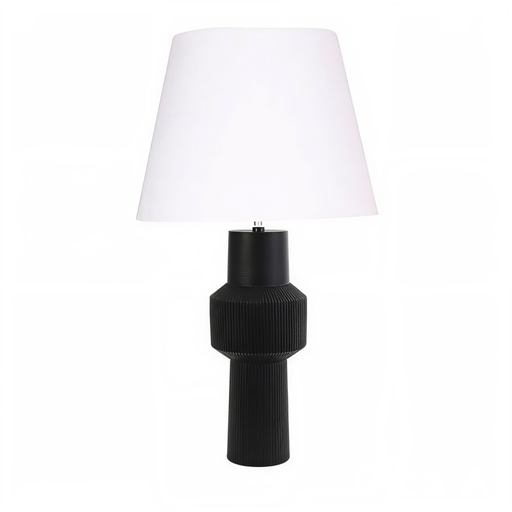 [LLV8300258C] Lampe à poser Briska en métal noir mat