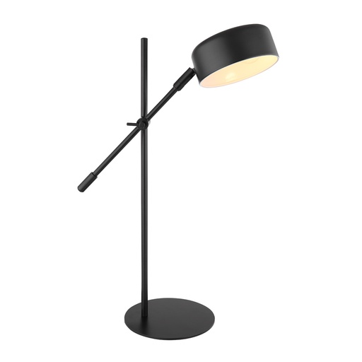 [GLO24099TBCV] GIANNA - Lampe à poser en métal et plastique noir H50