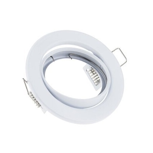 [OPT5097CV] Spot encastré GU10 Rond Blanc orientable Ø8