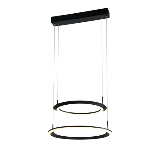 [LXBGCN400] Lustre banaya LED 36W noir sablé dimmable
