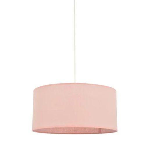 [COR656407] Suspension Pristina cylindre en coton blush
