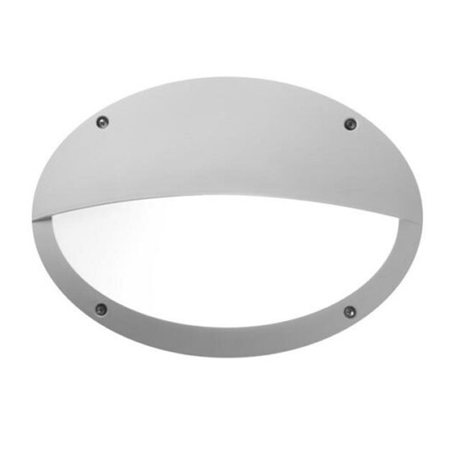 [FUM3V3000000LYE27] Cloison ovale Maddi en résine gris antichoc étanche IP66