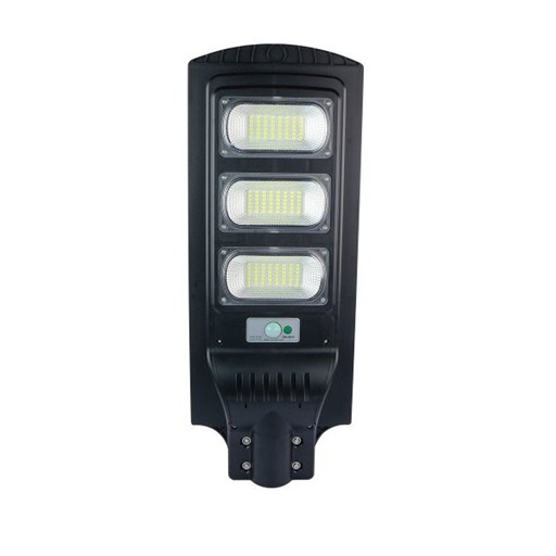 [OPT9128CV] Lampadaire Solaire led 15W avec détecteur de mouvement Lumière Blanche froide étanche IP65