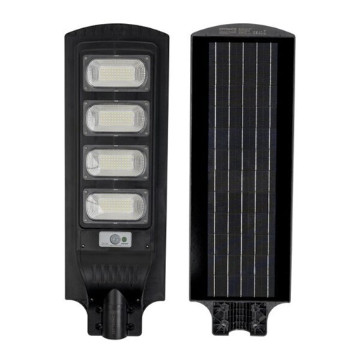[OPT9129CV] Lampadaire Solaire led 18W avec détecteur de mouvement Lumière Blanche froide étanche IP65