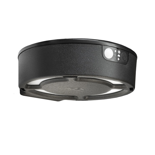 [FUMFO1000000A0S1K] Applique murale solaire led Fortunato en résine noir étanche IP55 Ø18