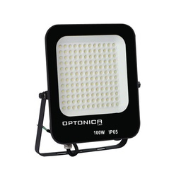 [OPT5734CV] Projecteur LED 100W SMD Noir Lumière Jaune étanche IP65