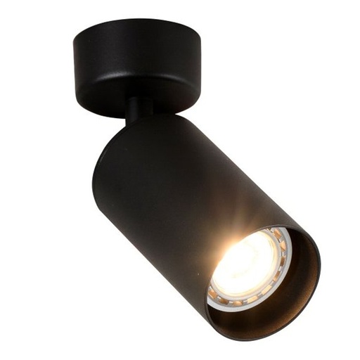 [OPT9072CV] Spot / Applique Spark GU10 en aluminium noir