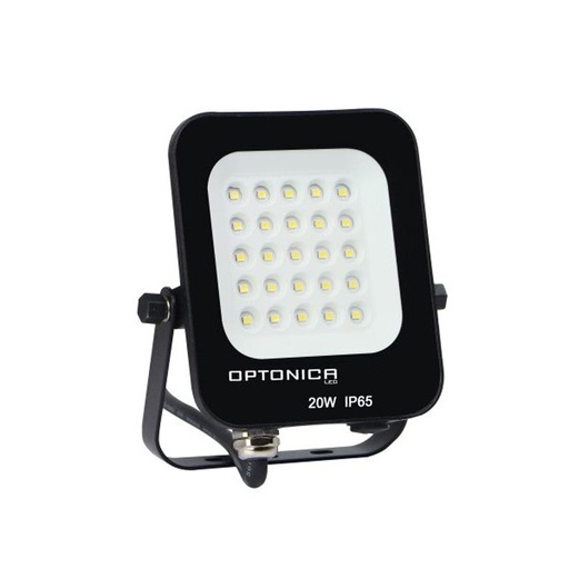 [OPT5724CV] Projecteur LED 20W SMD Noir Lumière Blanche Froide étanche IP65