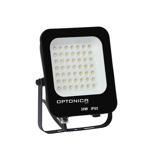 [OPT5727CV] Projecteur LED 30W SMD Noir Lumière Blanche Froide étanche IP65