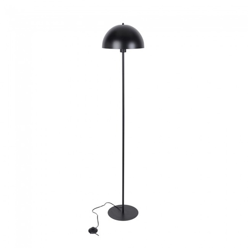 [COR656532] Lampadaire Icone forme champignon en métal noir