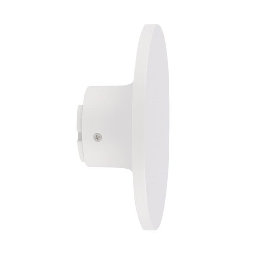 [OPT2089] Applique murale LED 12W rond en plastique blanc étanche IP65 Lumière Jaune