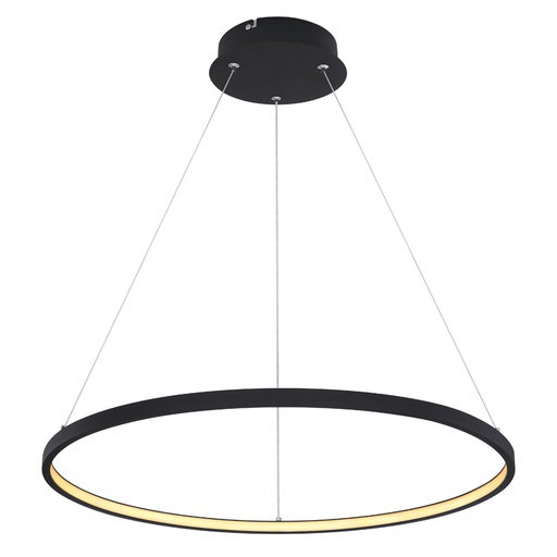 [GLO6719229B] Suspension ralph LED 29W en métal noir Lumière jaune