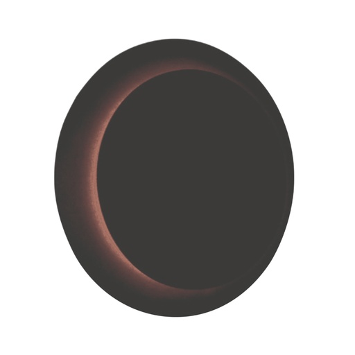 [LXBAOQ103] Applique LED 6W Collin en acier inox noir Lumière Jaune