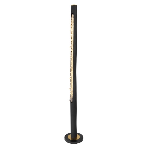 [GLO1535415SB] Lampadaire led Felicitas 15W en métal noir mat Lumière Jaune