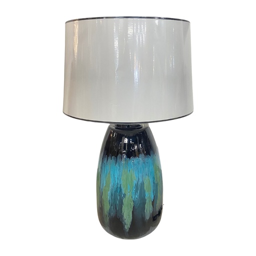 [LXILEQ201] Lampe à poser Cabos en métal et verre méditerranée