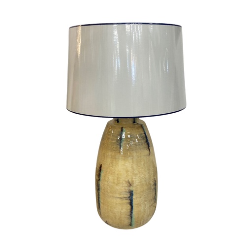 [LXILEQ202] Lampe à poser Beach en métal et verre sablé