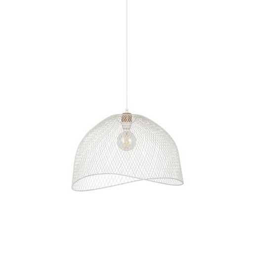 [COR656735] Suspension ottawa en métal grillagé blanc
