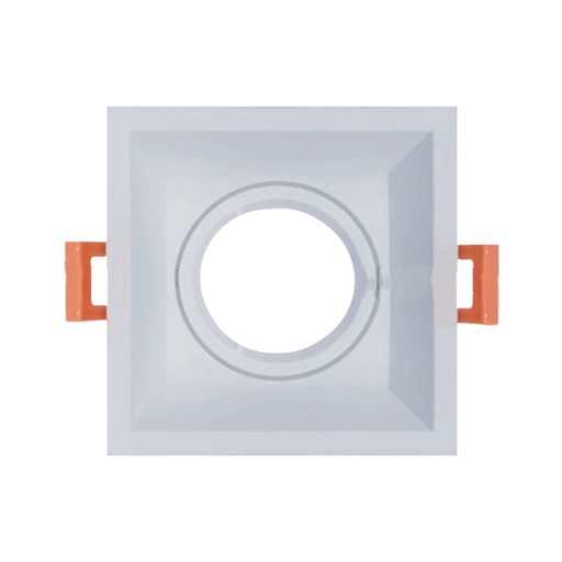 [SLX401123CV] Spot encastré GU10 orientable carré blanc 10x10cm