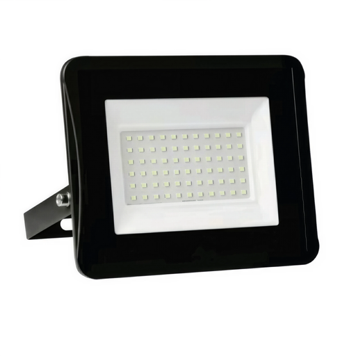 [SLX501012CV] Projecteur LED 100W SMD noir lumière jaune étanche IP65