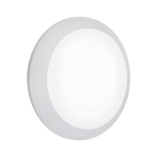 [FUM1B2000000WYP27] Hublot Berta en résine blanc et plastique opale étanche IP66