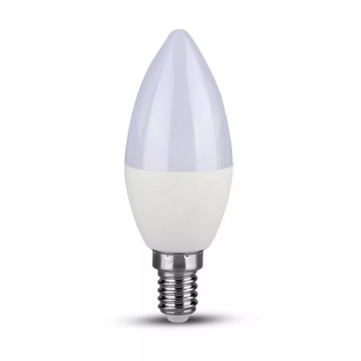 [SOL-IN-00000010] Ampoule LED Bougie C37 E14 6W