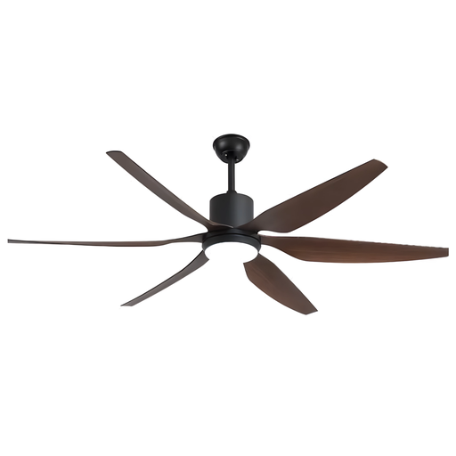 [SLX604011] Plafonnier Brizo LED 32W ventilateur métal en grain de bois naturel