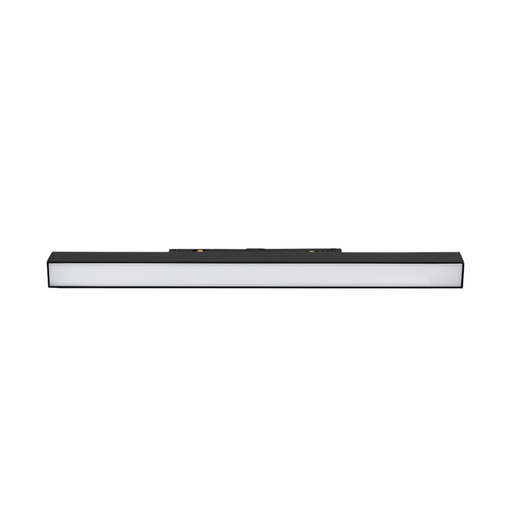 [SLX801020] Profilé LED 20W sur Rail Magnétique en aluminium noir Lumière blanche Naturelle