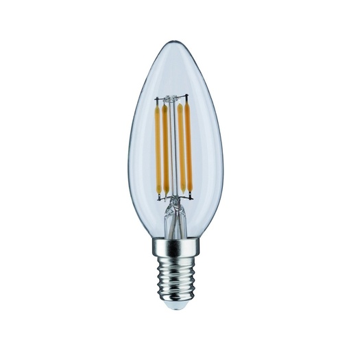 [LXECOC35D] Ampoule LED filament E14 C35 4.5W verre transparent dimmable Lumière Jaune