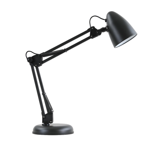 [SLX605010] Lampe à poser Rivéa en plastique et métal noir